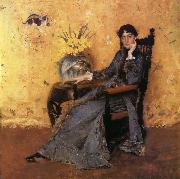 William Merritt Chase Portrait of Dora Wheeler oil painting reproduction